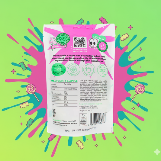 Candy Kittens Shox Gourmet Sours 140g