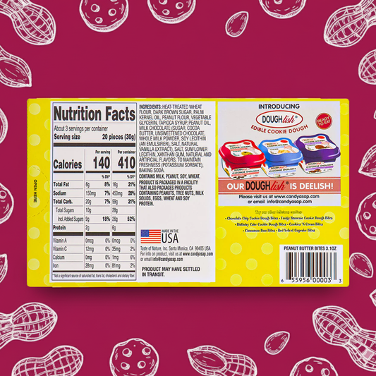 Cookie Dough Bites Peanut Butter 87g