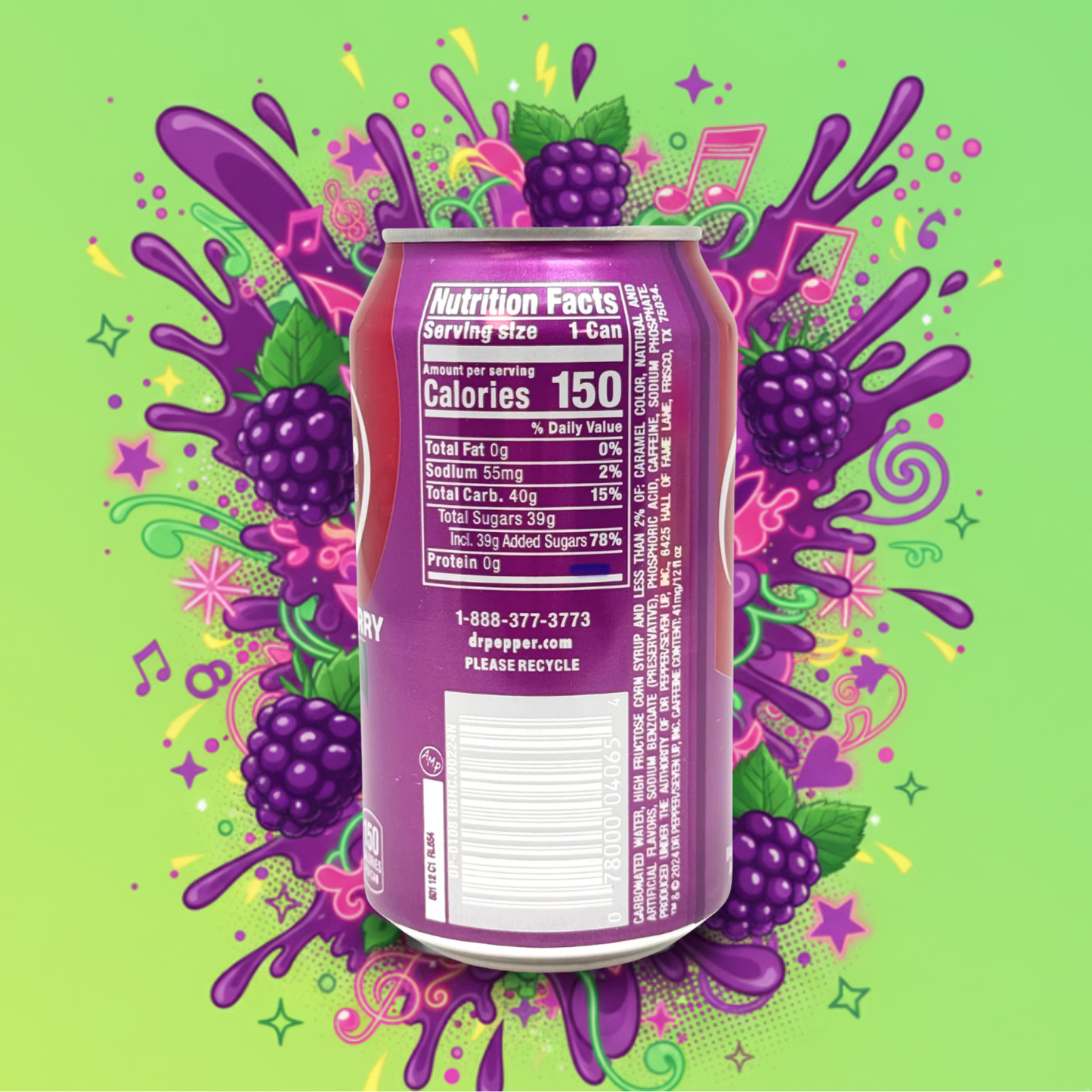 Dr Pepper Blackberry 355ml