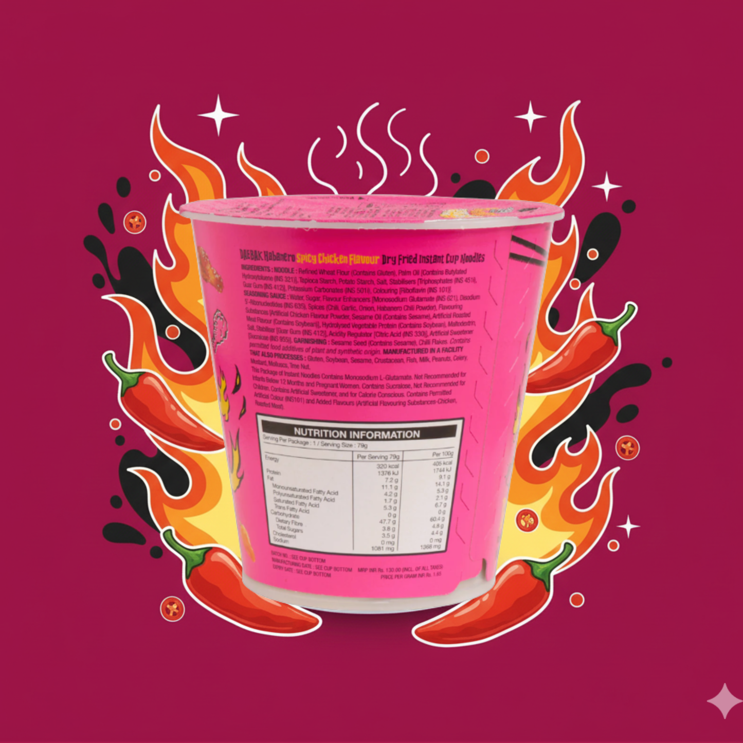 Daebak Habanero Spicy Chicken Flavour 85g