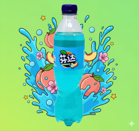 Fanta Jasmine Peach (China, 500 mL)
