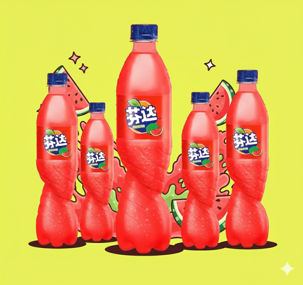 Fanta Watermelon (China - 500 ml)