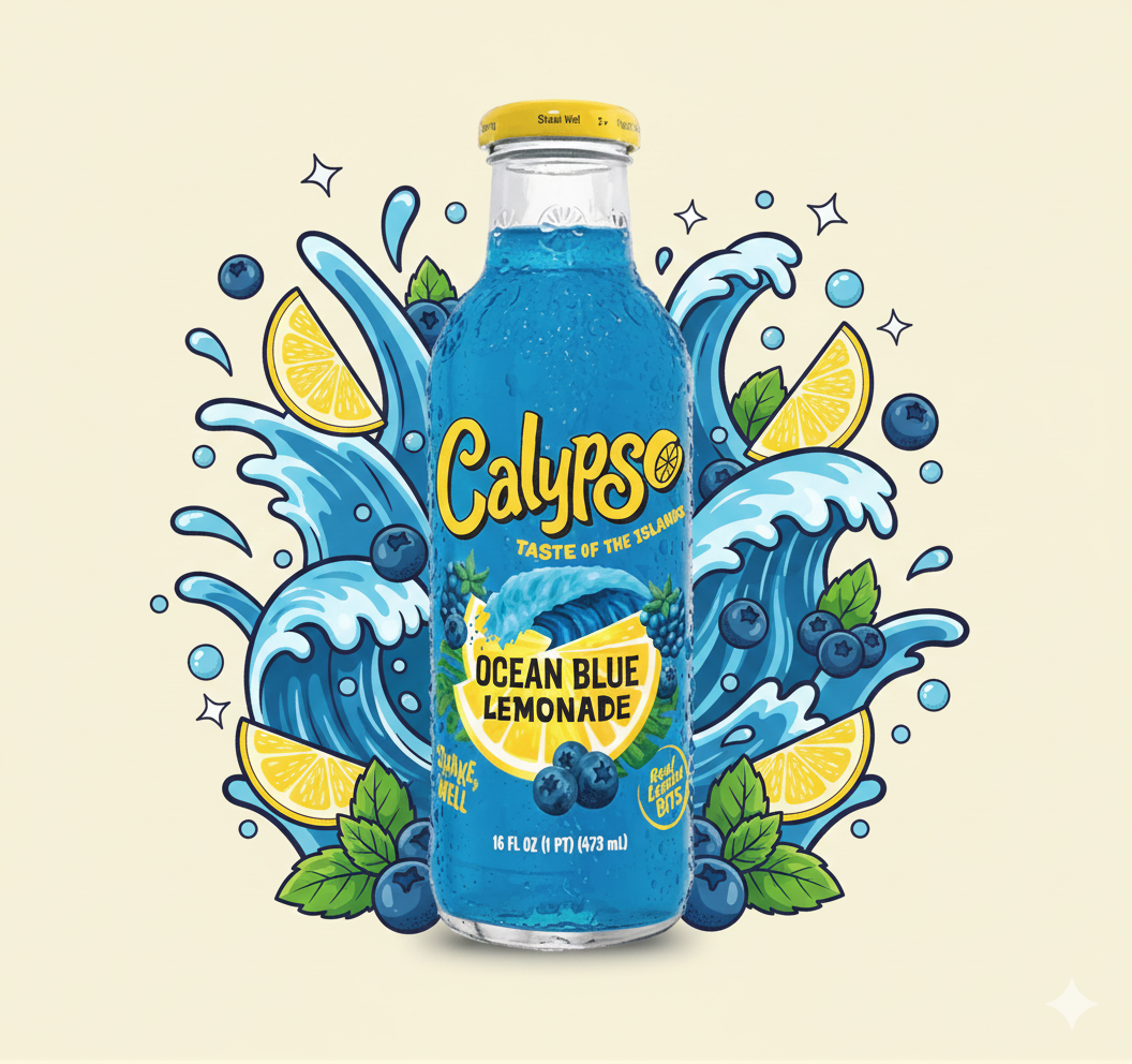 Calypso Ocean Blue Lemonade (473 ml)