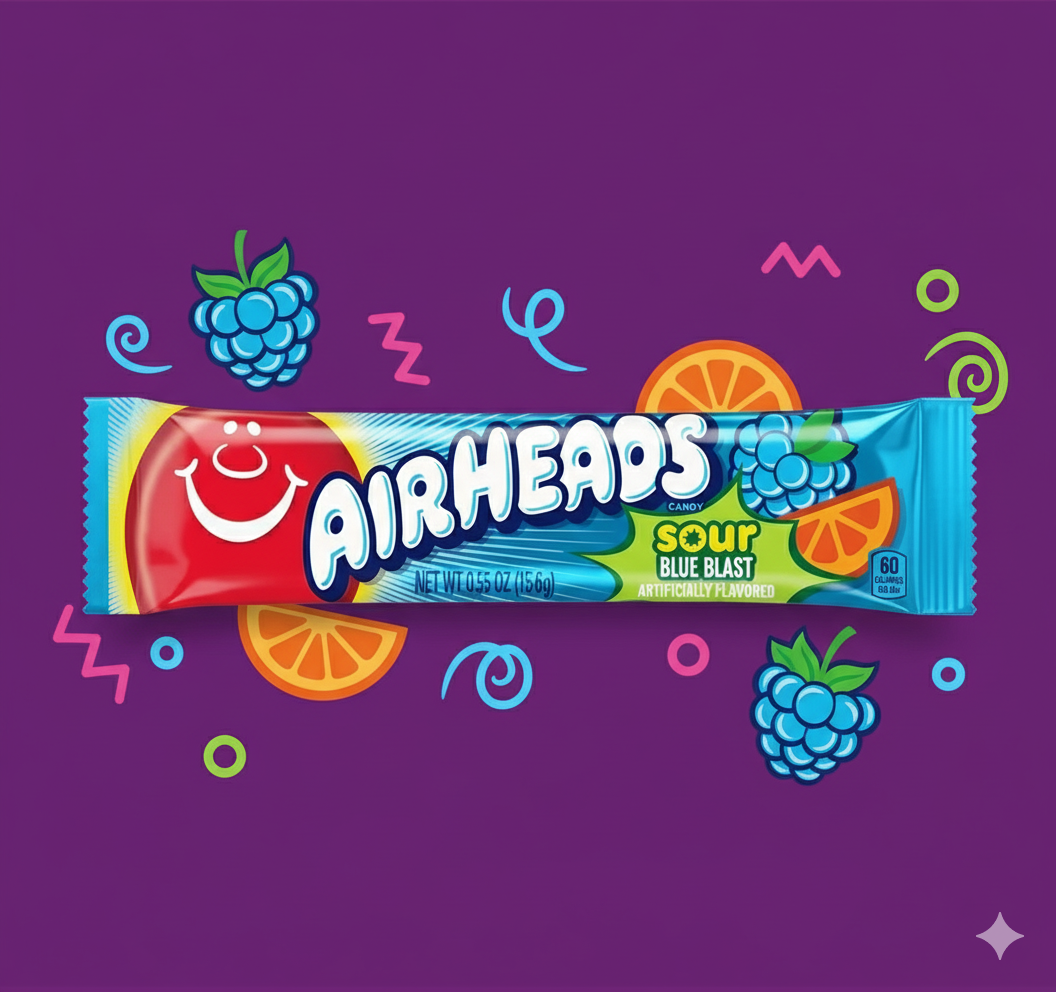 Airheads Sour Blue Blast 15g