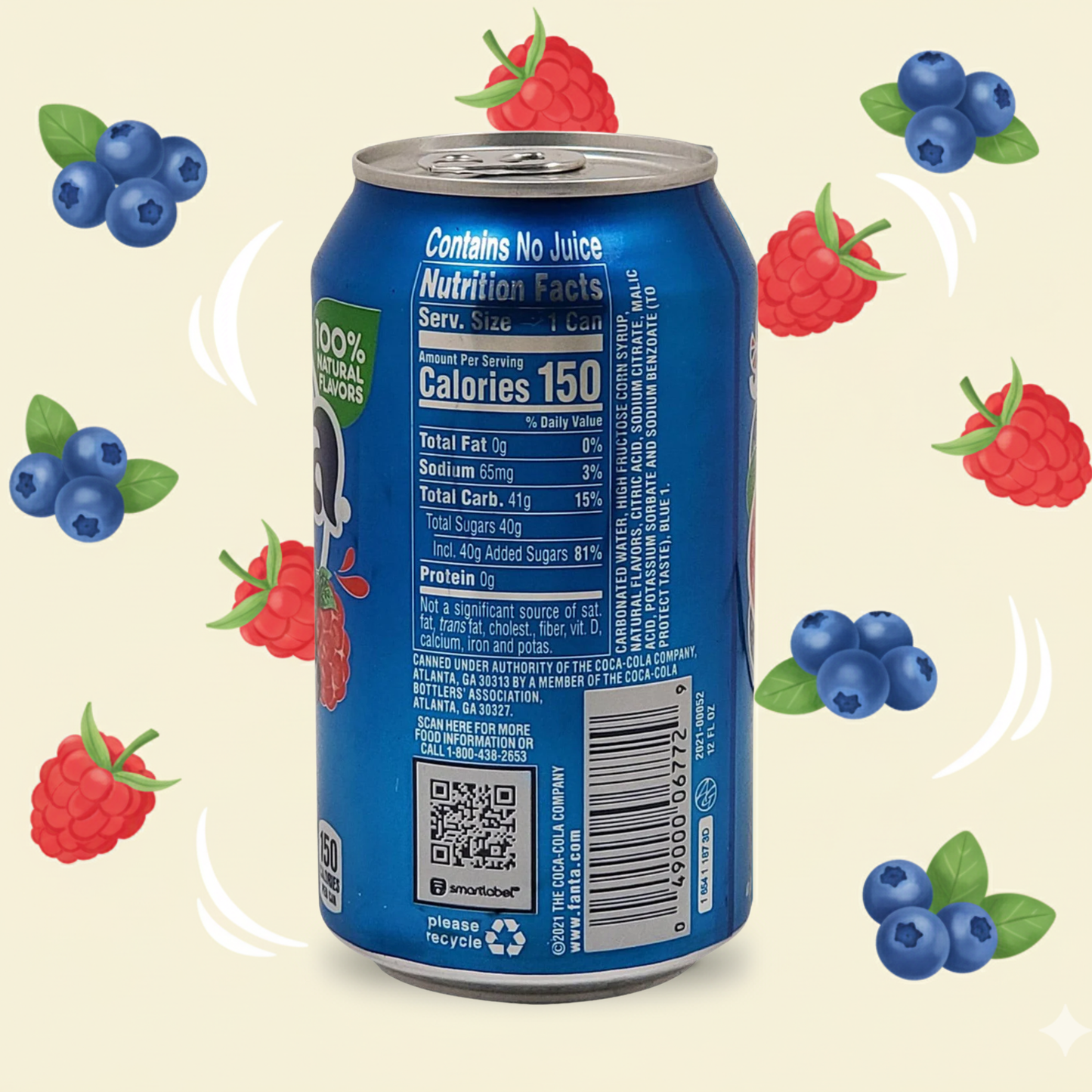 Fanta Berry Can 355ml