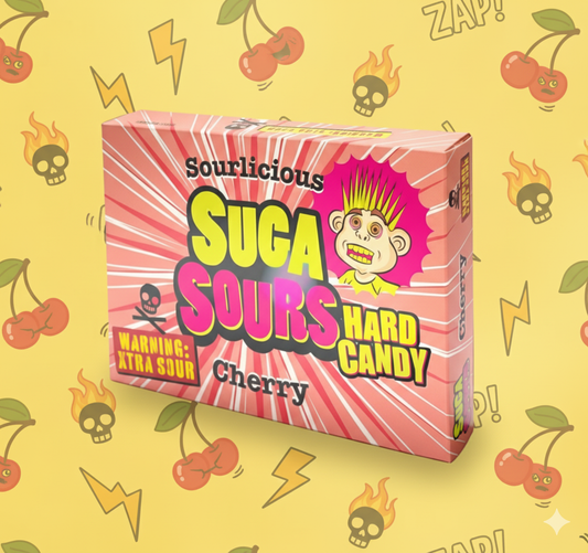 Suga Sours Cherry 100g
