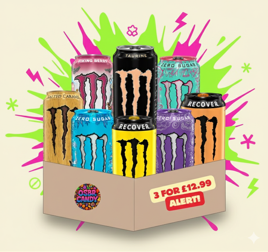 Rare Imported Monster Energy Box – 3 Drinks for £12.99