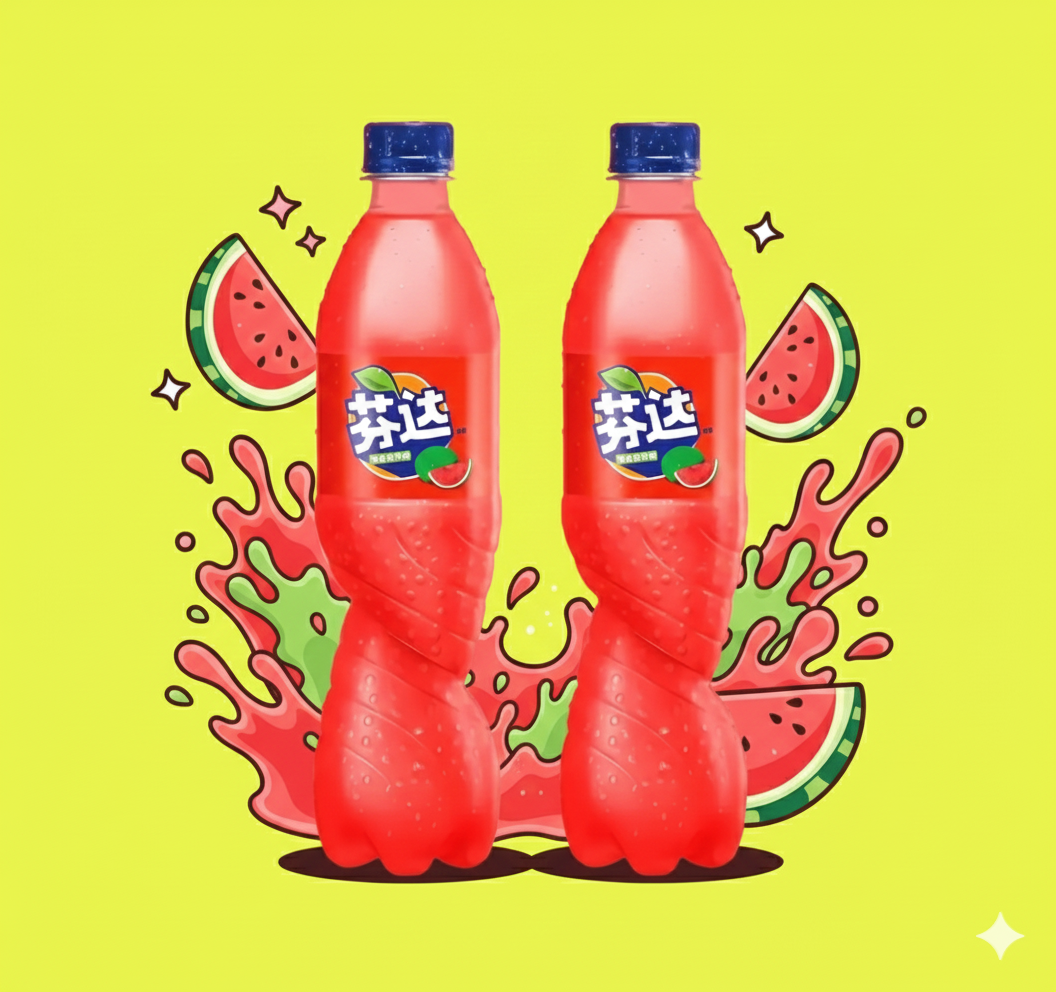 Fanta Watermelon (China - 500 ml)
