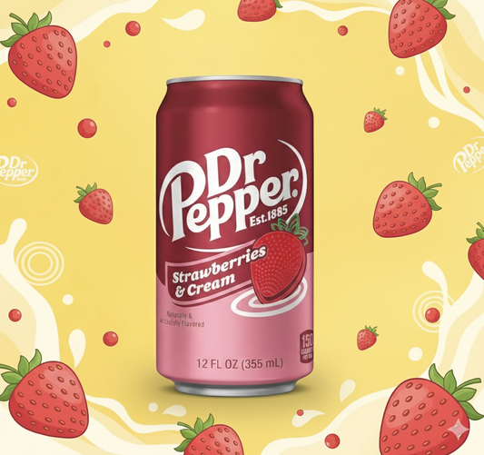 Dr Pepper Strawberries & Cream 355ml