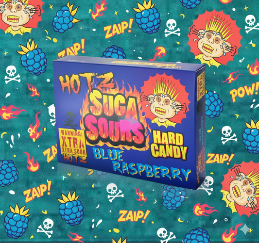 Hotz Suga Sours Blue Raspberry 100g