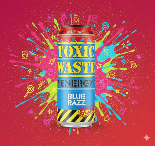 Toxic Waste Sour Blue Razz Energy 500ml