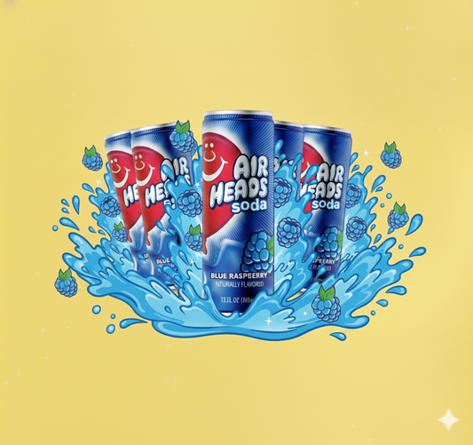 Airheads Soda Blue Raspberry
