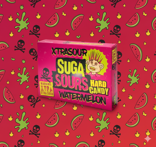 Xtra Sour Suga Sours Watermelon 100g