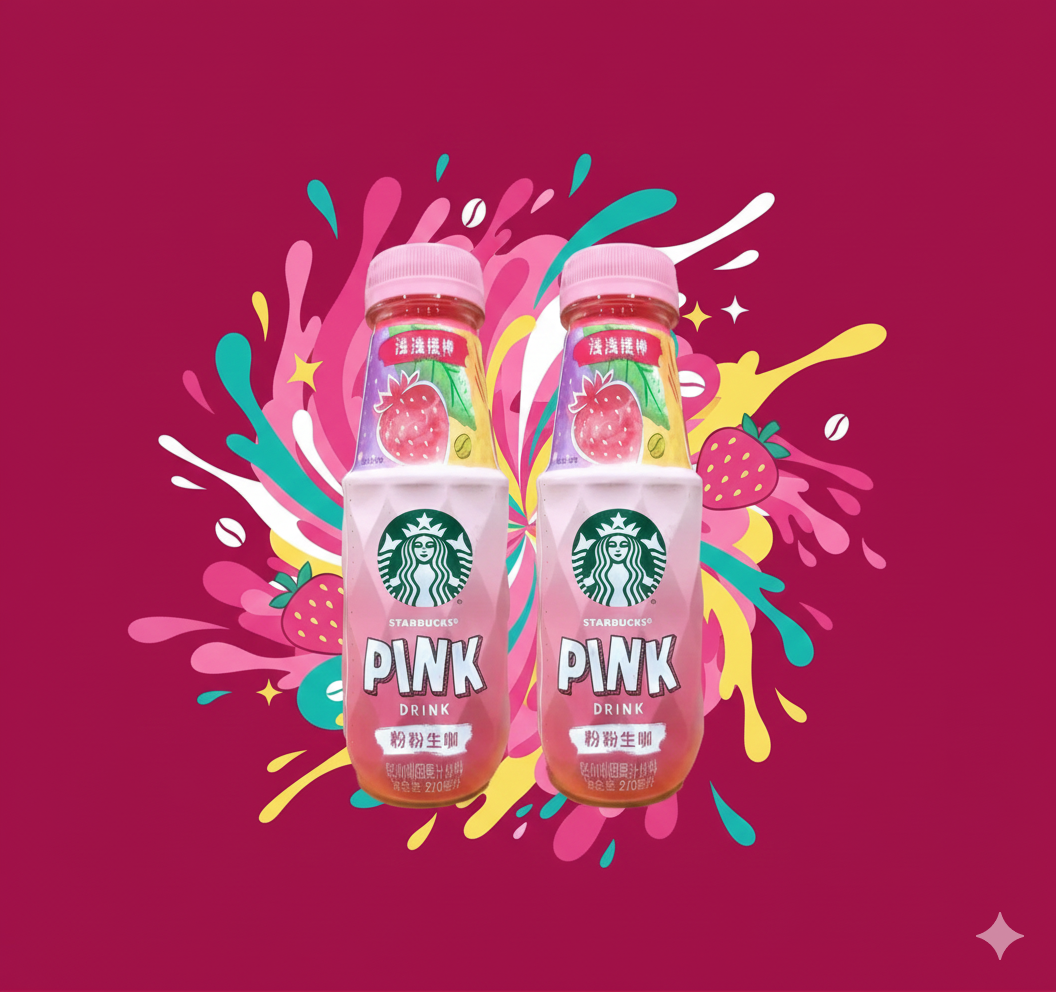 Starbucks Pink Drink Strawberry Refresher (Bottle)