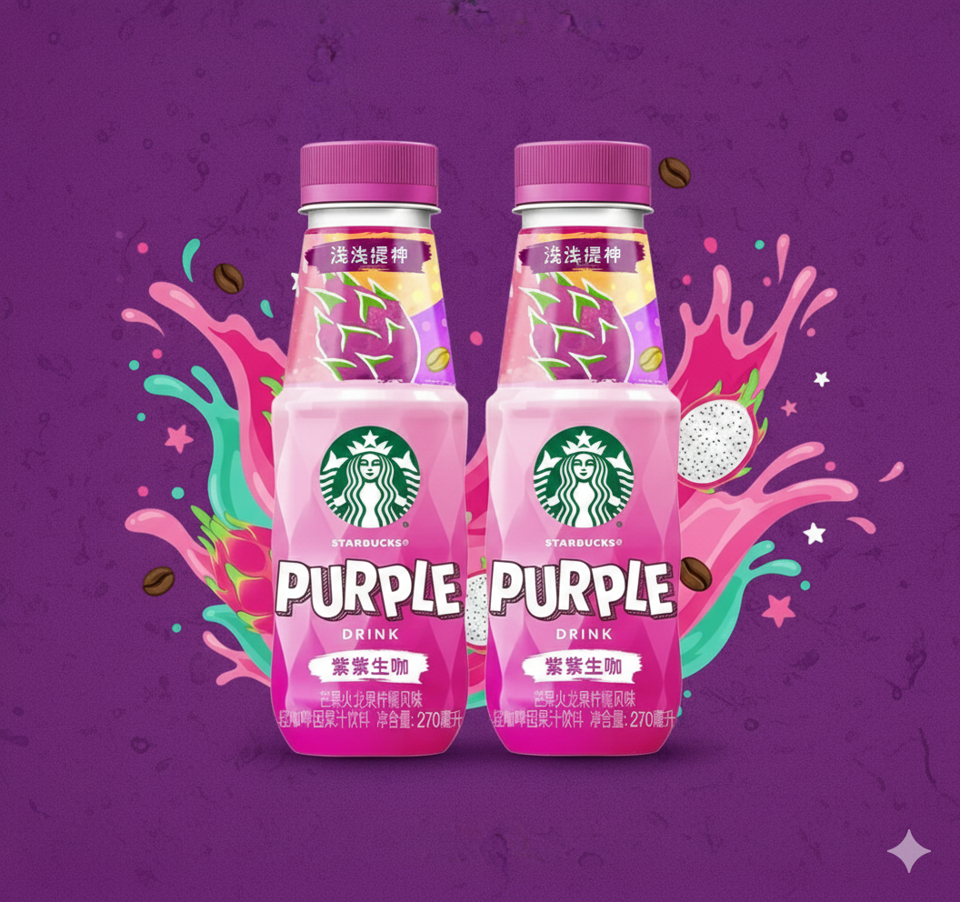 Starbucks Purple Drink Mango Dragon Fruit (China, 270ML)