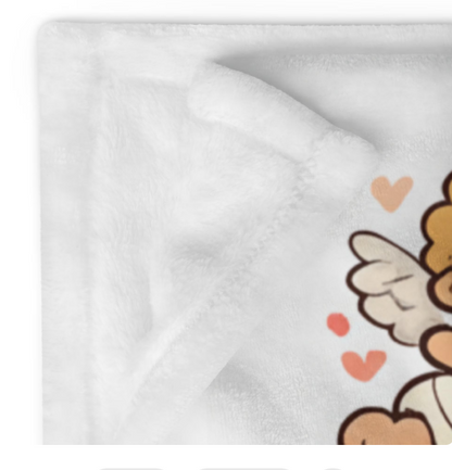 Valentine's Day Blanket | Cupid & Bears Love Throw