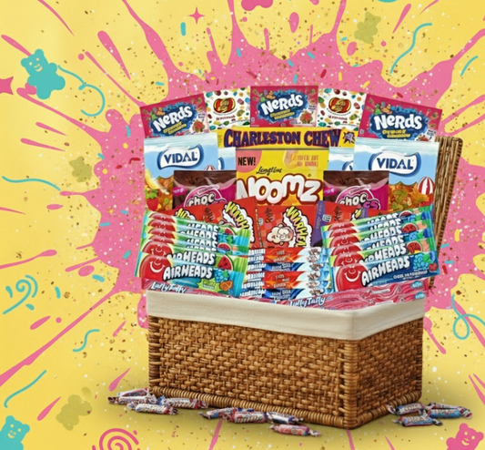 Sweet Party Box – Mega Candy Feast: Party Sweets, Gummies, Sours