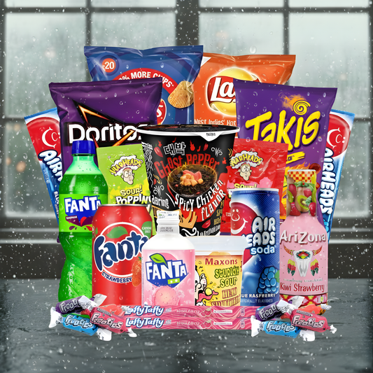 Ultimate International Snack Box – Drinks, Sweets, Crisps & Spicy Treats