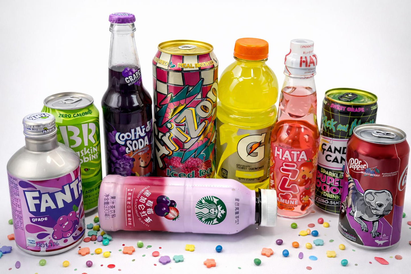 Drink Box – Soda Sampler: American & Japanese Fizzy Drinks Gift Box